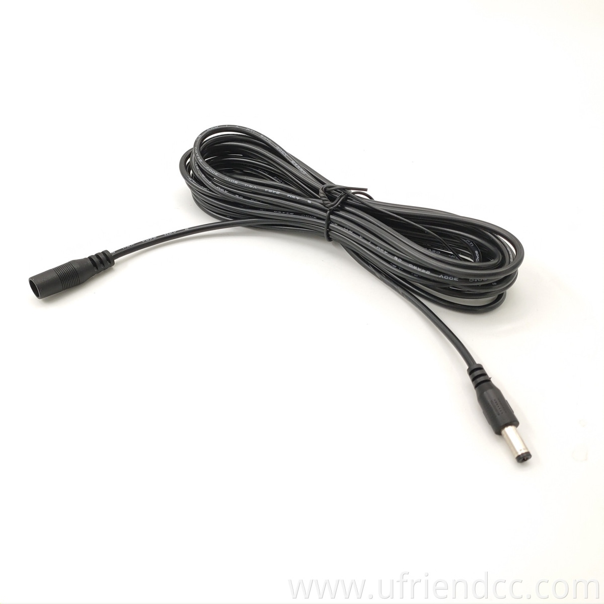 DC 5525 5521 5v 12 v 18 Awg 24 AWG 28 AWG Female to Male Extension DC Power Cable